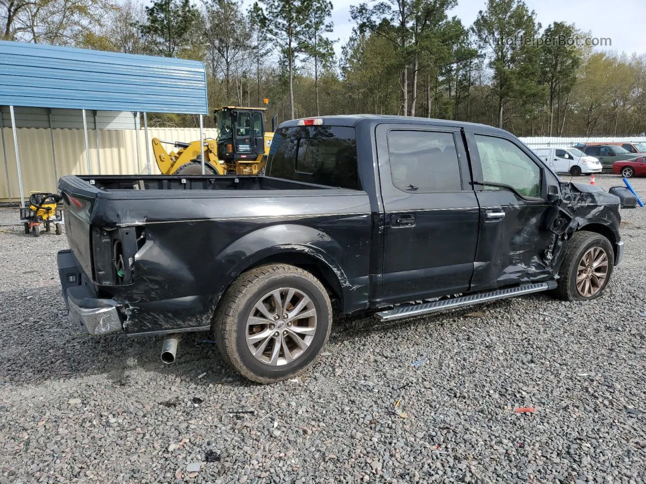 2017 Ford F150 Supercrew Black vin: 1FTEW1CP8HFA56604