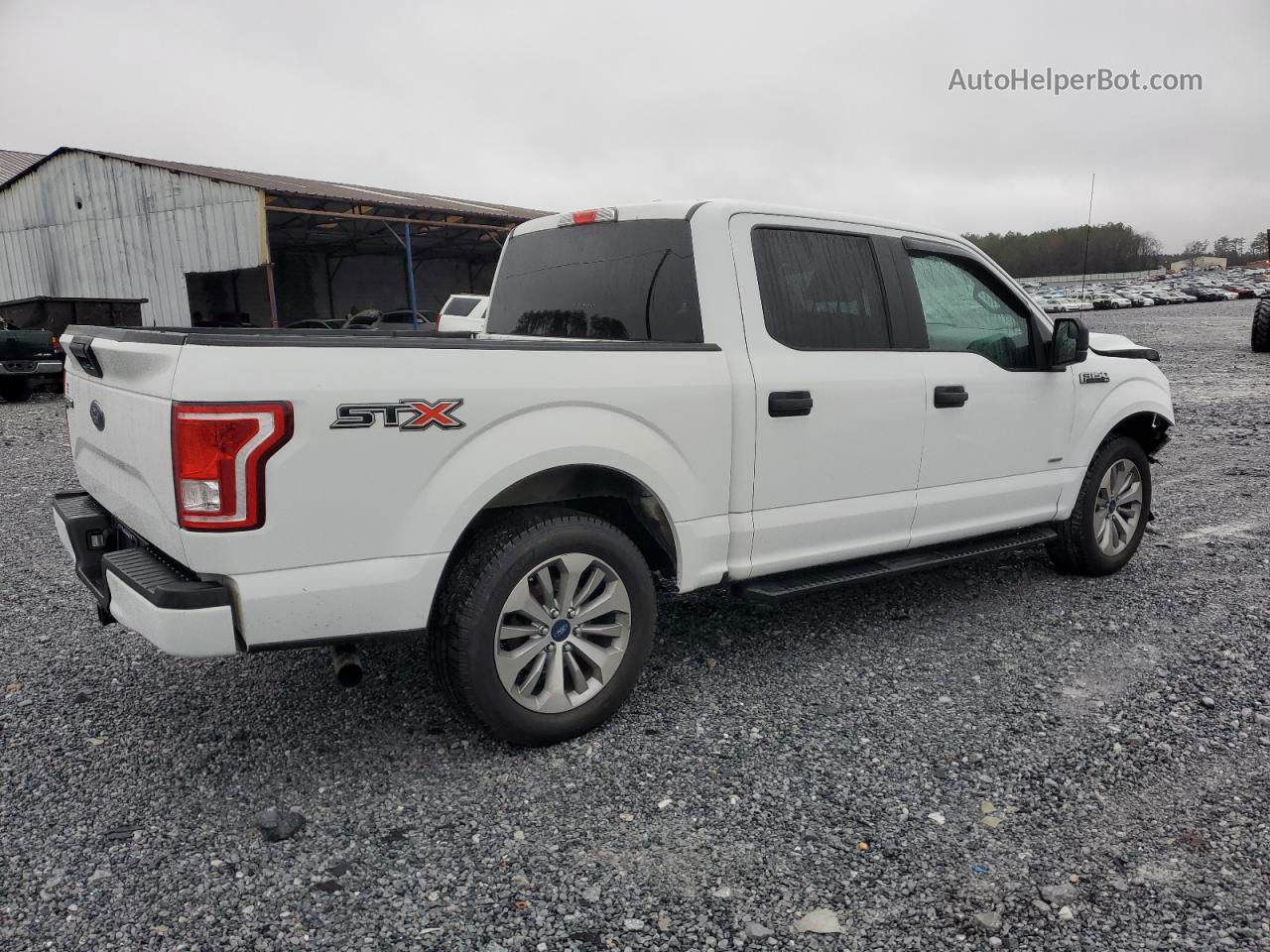 2017 Ford F150 Supercrew White vin: 1FTEW1CP8HFB85443