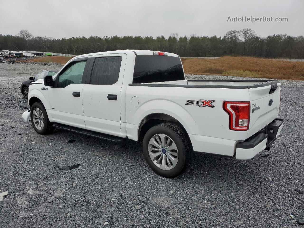 2017 Ford F150 Supercrew White vin: 1FTEW1CP8HFB85443