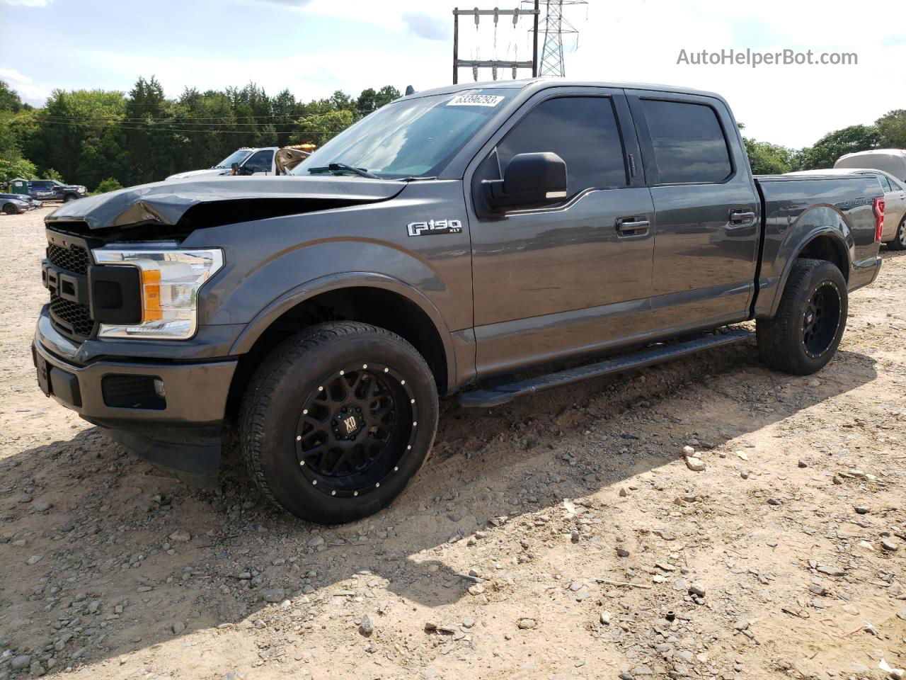 2018 Ford F150 Supercrew Gray vin: 1FTEW1CP8JFD23262