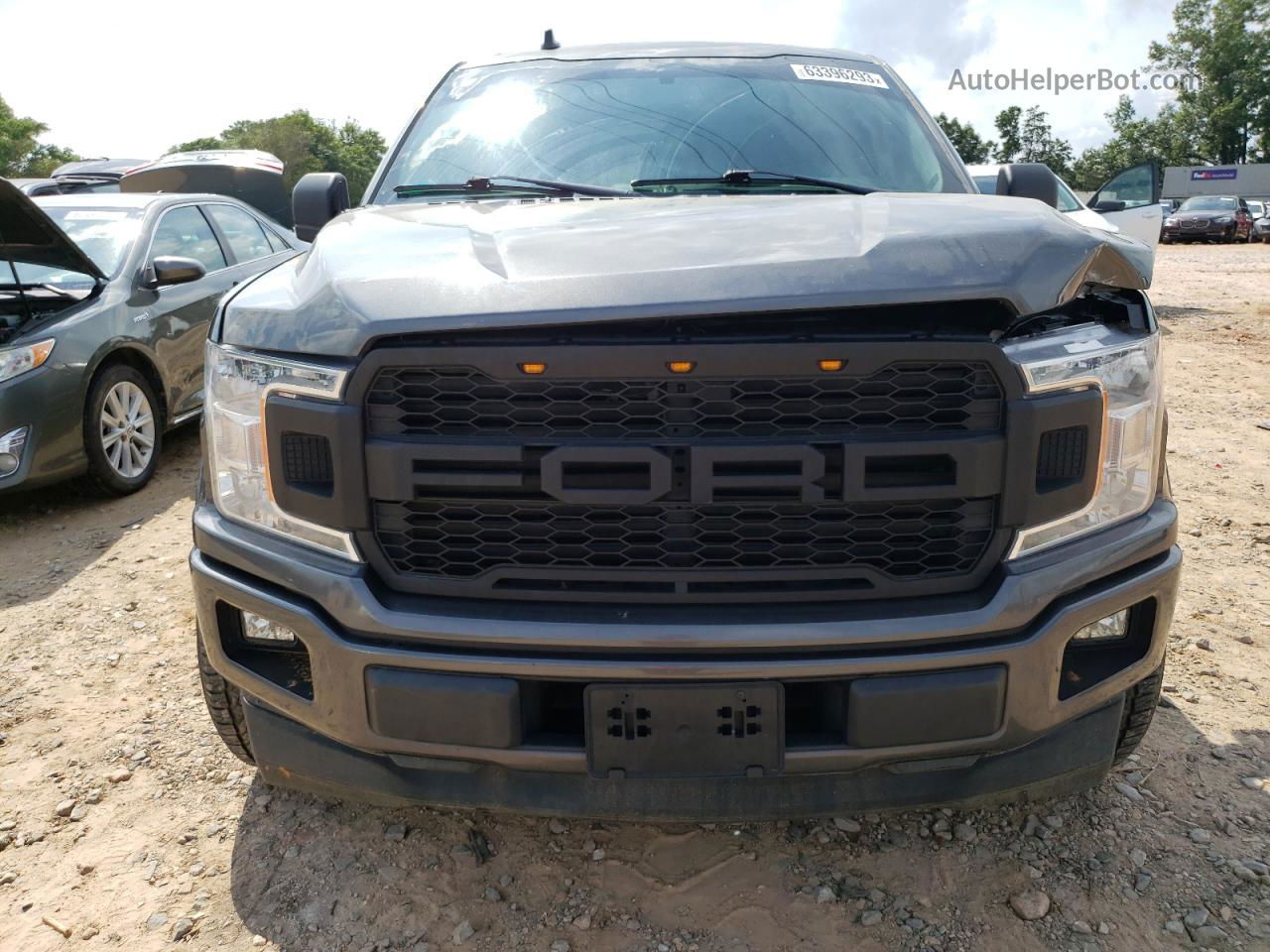 2018 Ford F150 Supercrew Gray vin: 1FTEW1CP8JFD23262