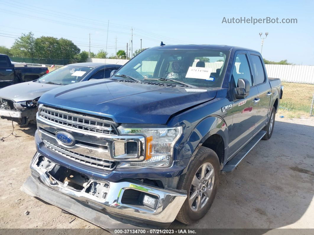 2018 Ford F-150 Xl/xlt/lariat Blue vin: 1FTEW1CP8JKC80467