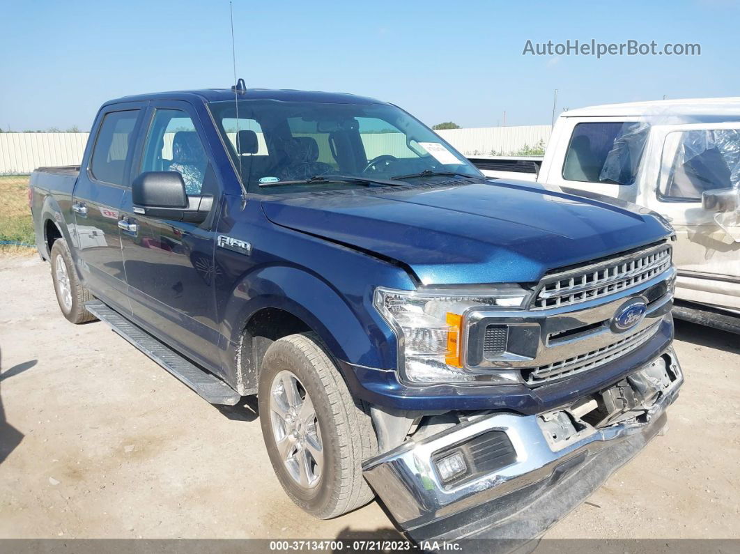 2018 Ford F-150 Xl/xlt/lariat Blue vin: 1FTEW1CP8JKC80467