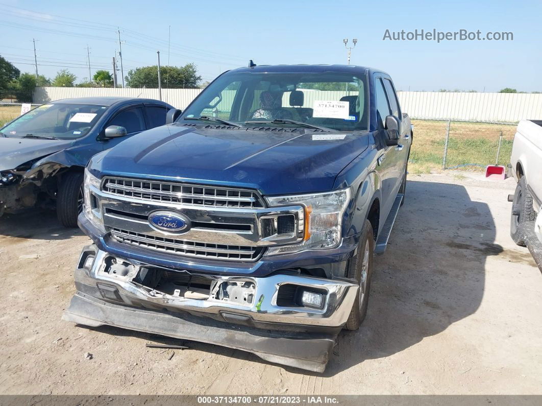 2018 Ford F-150 Xl/xlt/lariat Blue vin: 1FTEW1CP8JKC80467