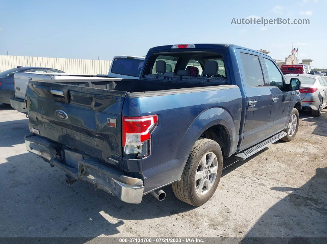 2018 Ford F-150 Xl/xlt/lariat Blue vin: 1FTEW1CP8JKC80467