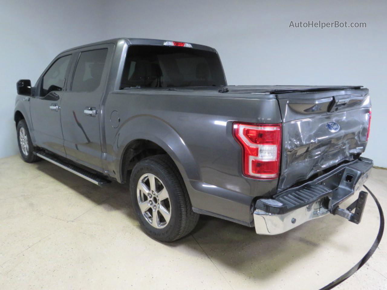 2018 Ford F150 Supercrew Gray vin: 1FTEW1CP8JKD08042