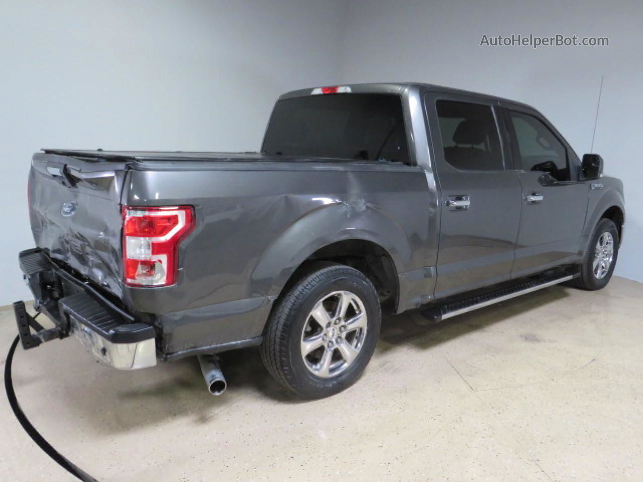 2018 Ford F150 Supercrew Gray vin: 1FTEW1CP8JKD08042