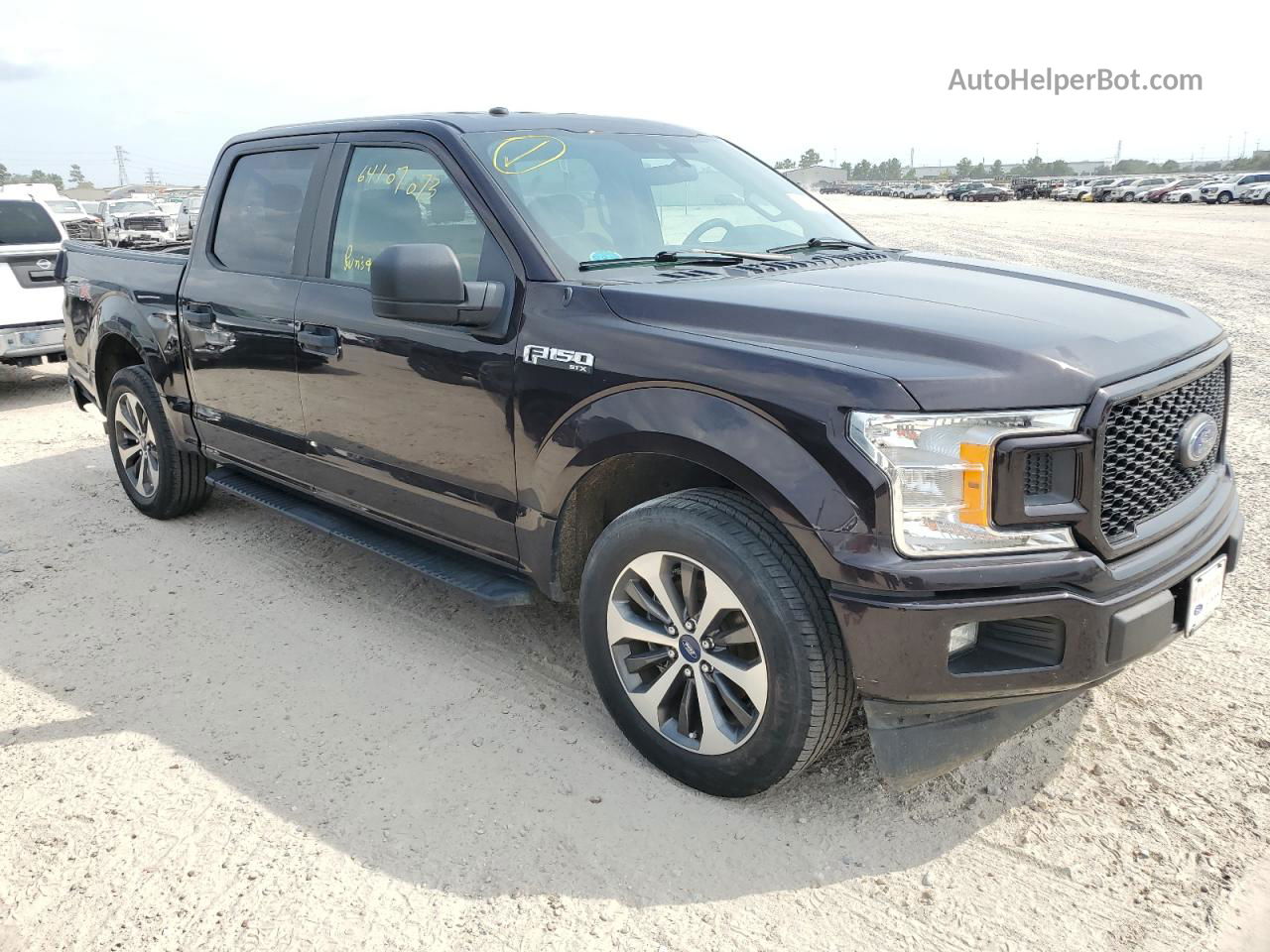 2019 Ford F150 Supercrew Black vin: 1FTEW1CP8KFA06289