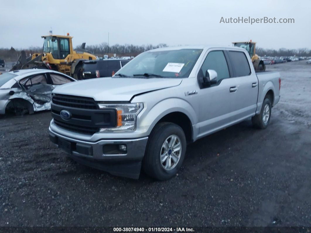 2019 Ford F-150 Xl Silver vin: 1FTEW1CP8KFD30424