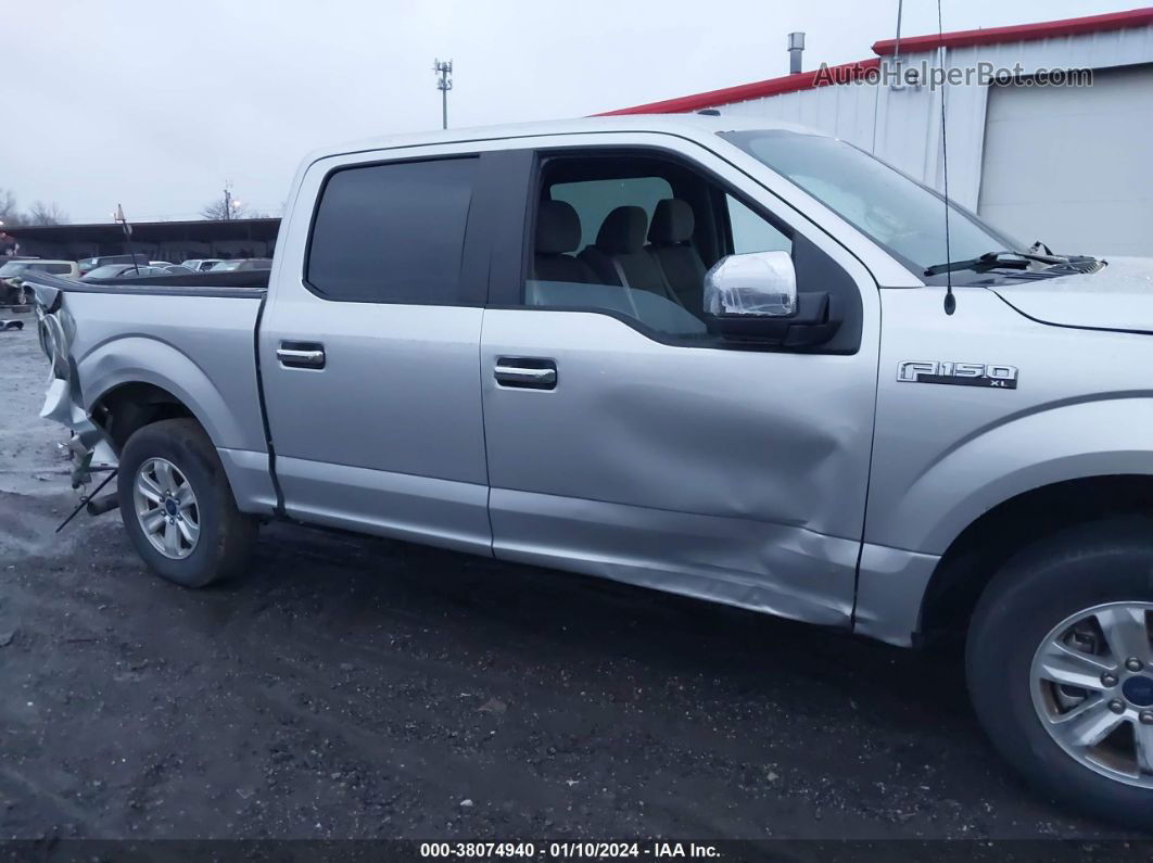 2019 Ford F-150 Xl Silver vin: 1FTEW1CP8KFD30424