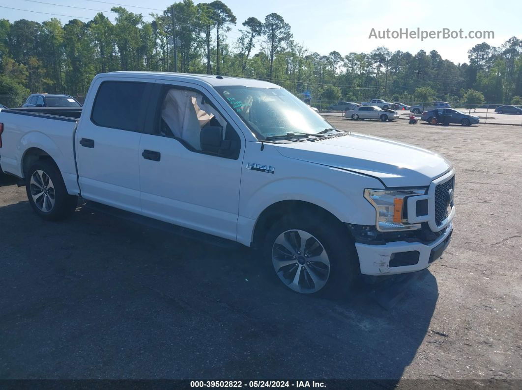 2019 Ford F-150 Xl White vin: 1FTEW1CP8KKC18827