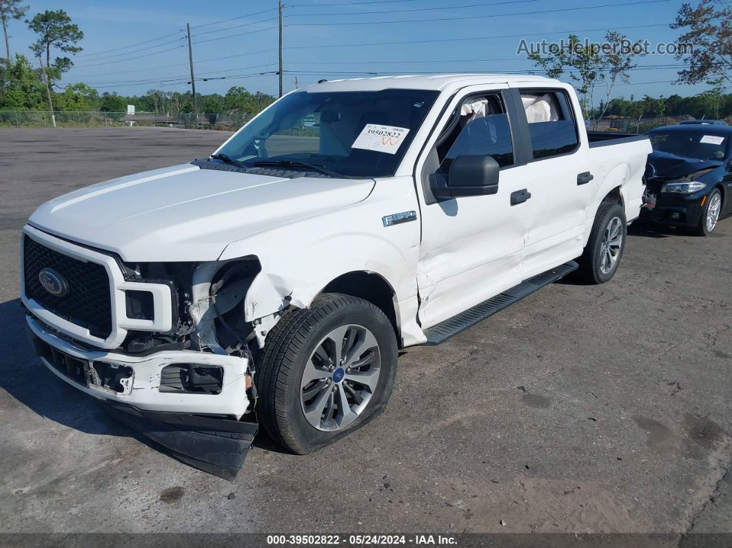 2019 Ford F-150 Xl White vin: 1FTEW1CP8KKC18827