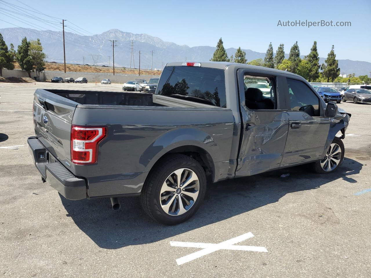 2020 Ford F150 Supercrew Gray vin: 1FTEW1CP8LFA18153