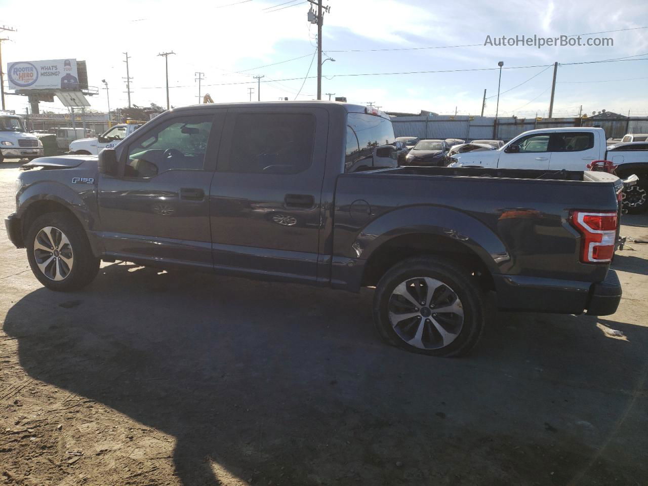 2020 Ford F150 Supercrew Gray vin: 1FTEW1CP8LFA18153