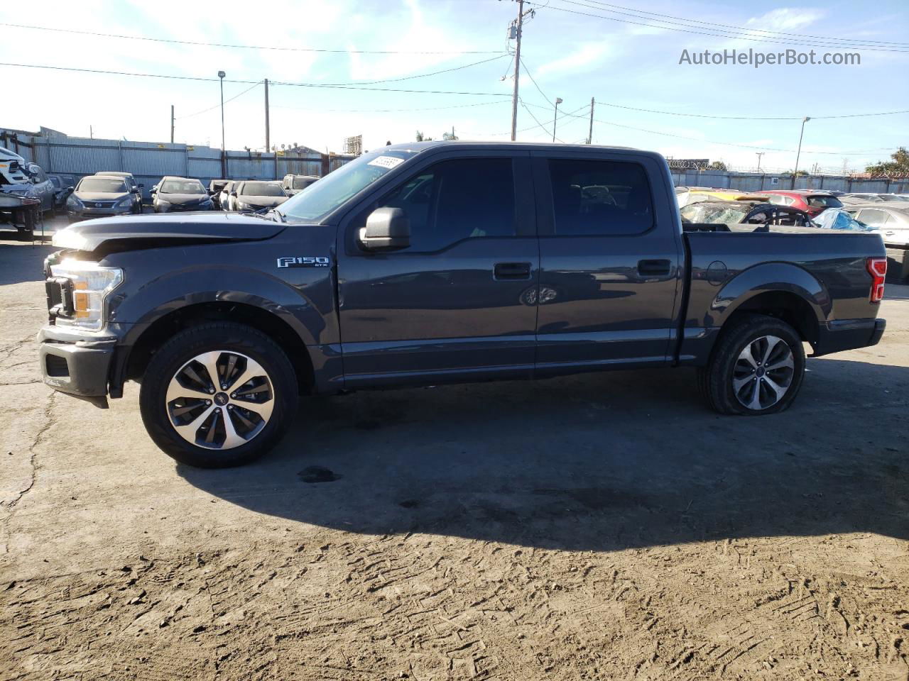 2020 Ford F150 Supercrew Gray vin: 1FTEW1CP8LFA18153