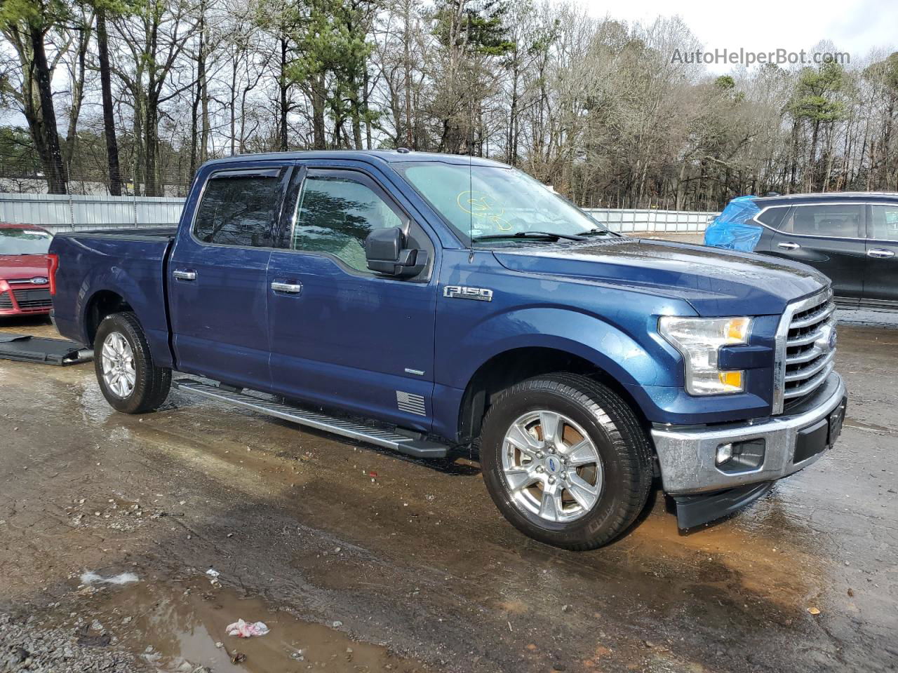 2017 Ford F150 Supercrew Blue vin: 1FTEW1CP9HKC79886