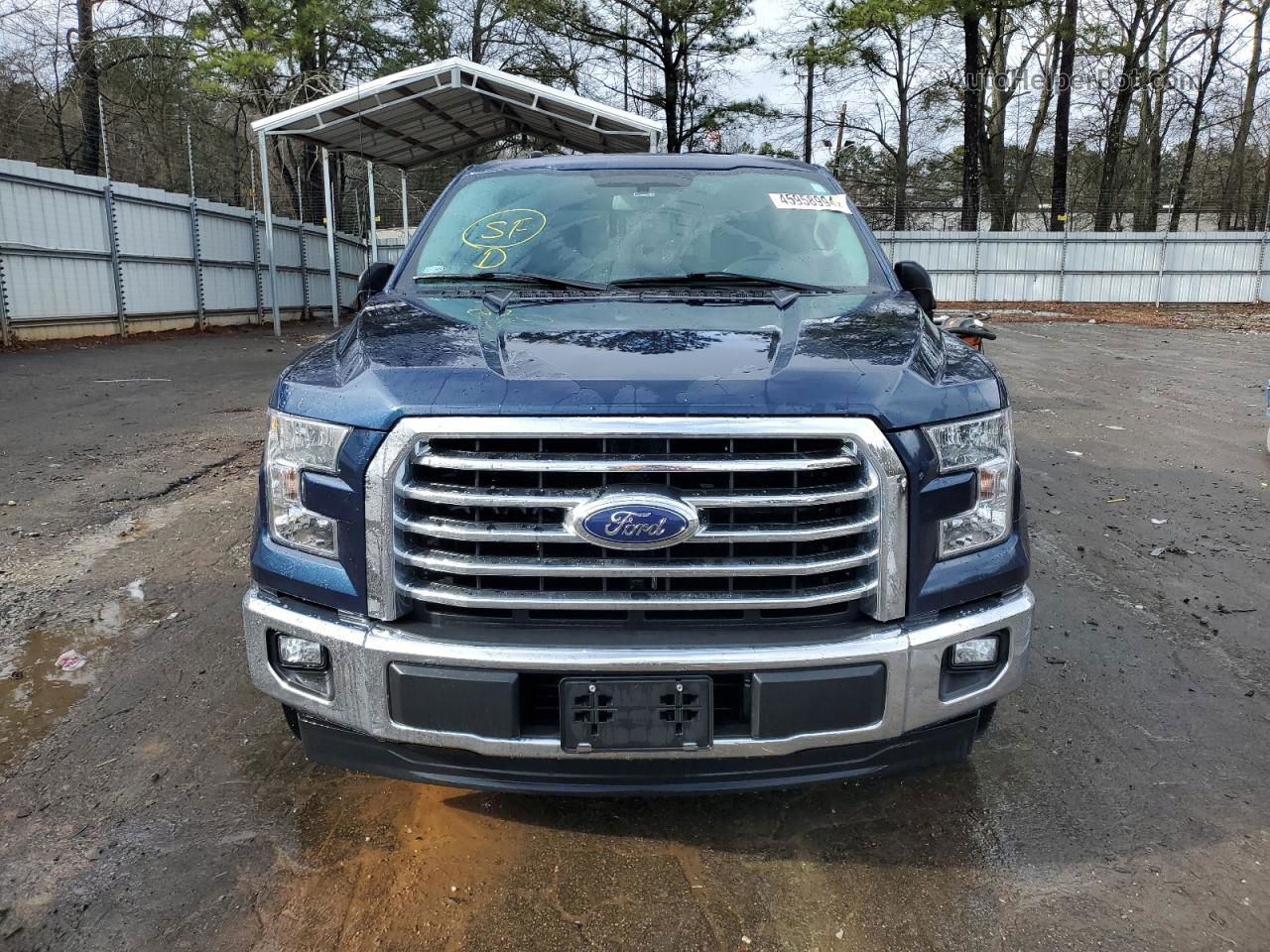 2017 Ford F150 Supercrew Blue vin: 1FTEW1CP9HKC79886