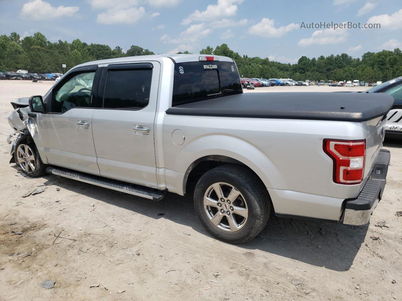 2019 Ford F150 Supercrew Серебряный vin: 1FTEW1CP9KFA09282