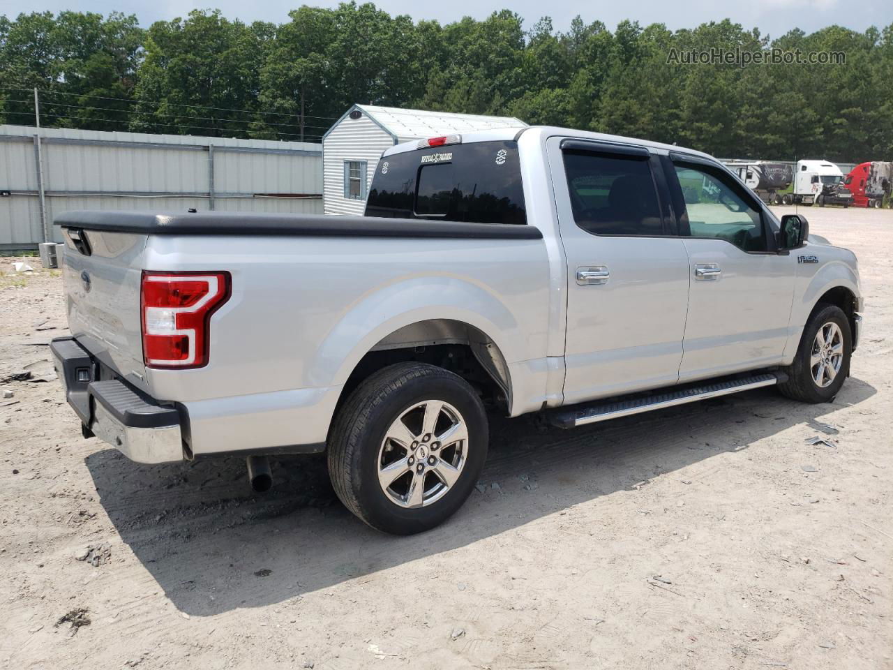 2019 Ford F150 Supercrew Серебряный vin: 1FTEW1CP9KFA09282