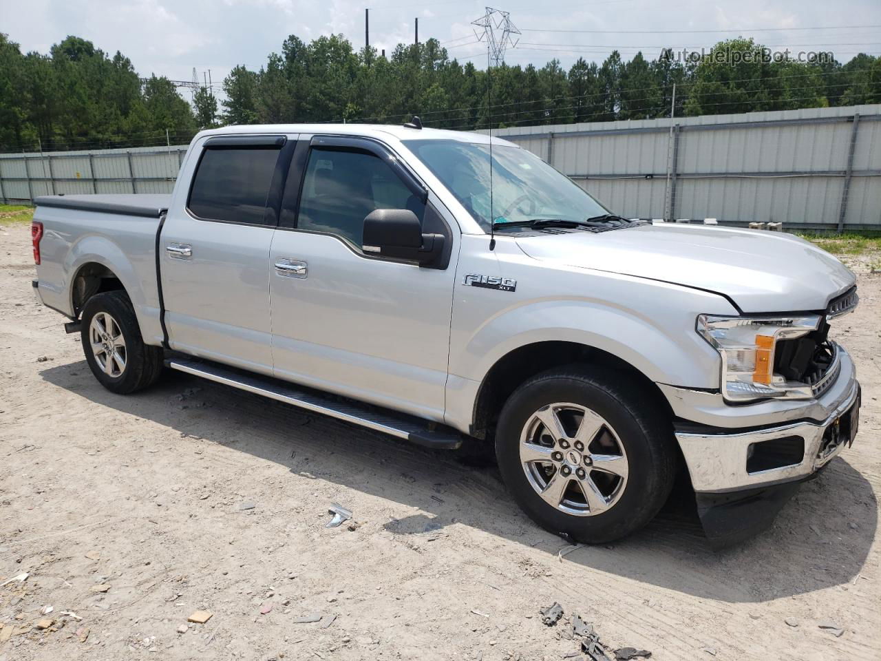 2019 Ford F150 Supercrew Серебряный vin: 1FTEW1CP9KFA09282