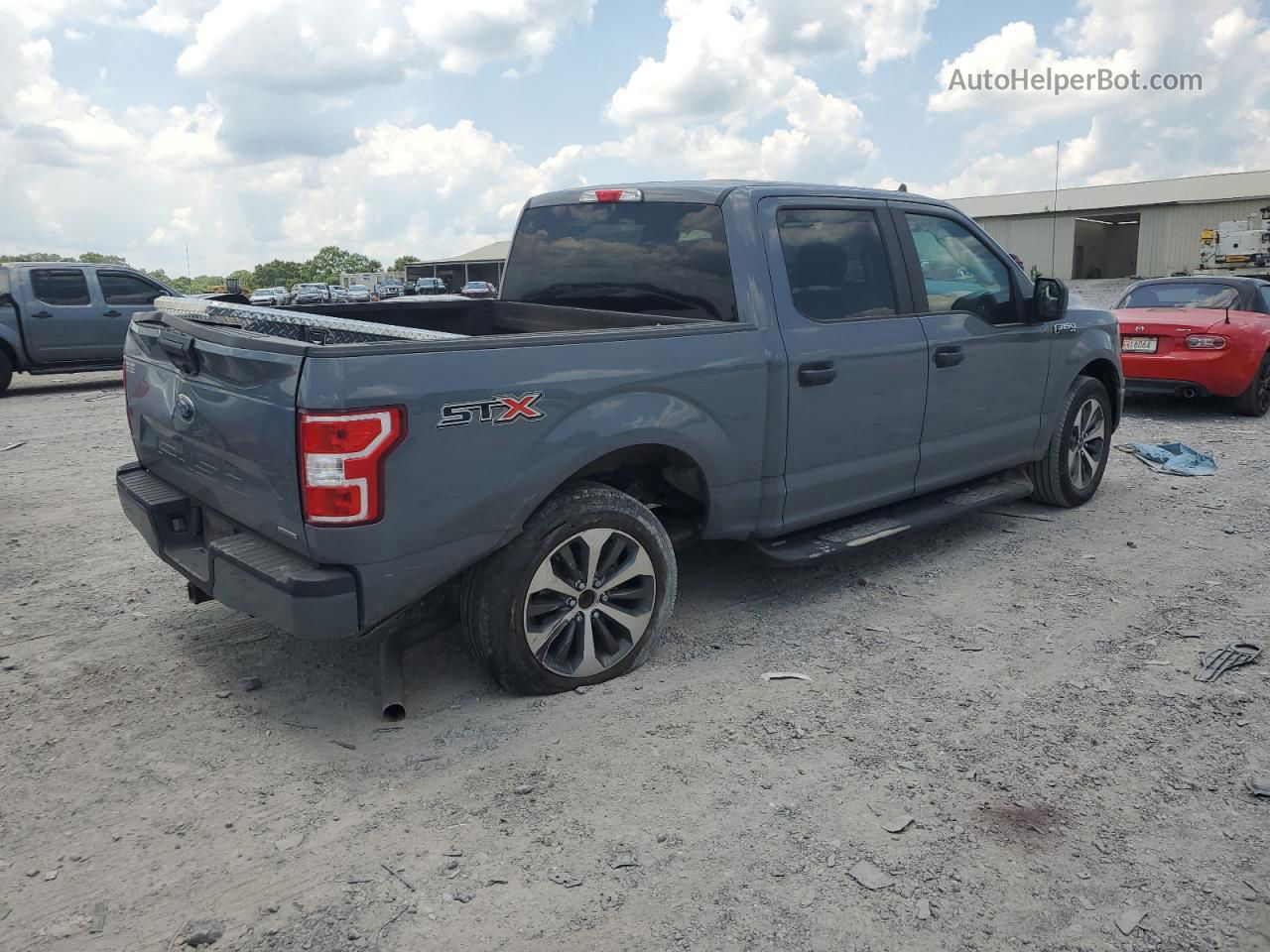 2020 Ford F150 Supercrew Gray vin: 1FTEW1CP9LKD55034