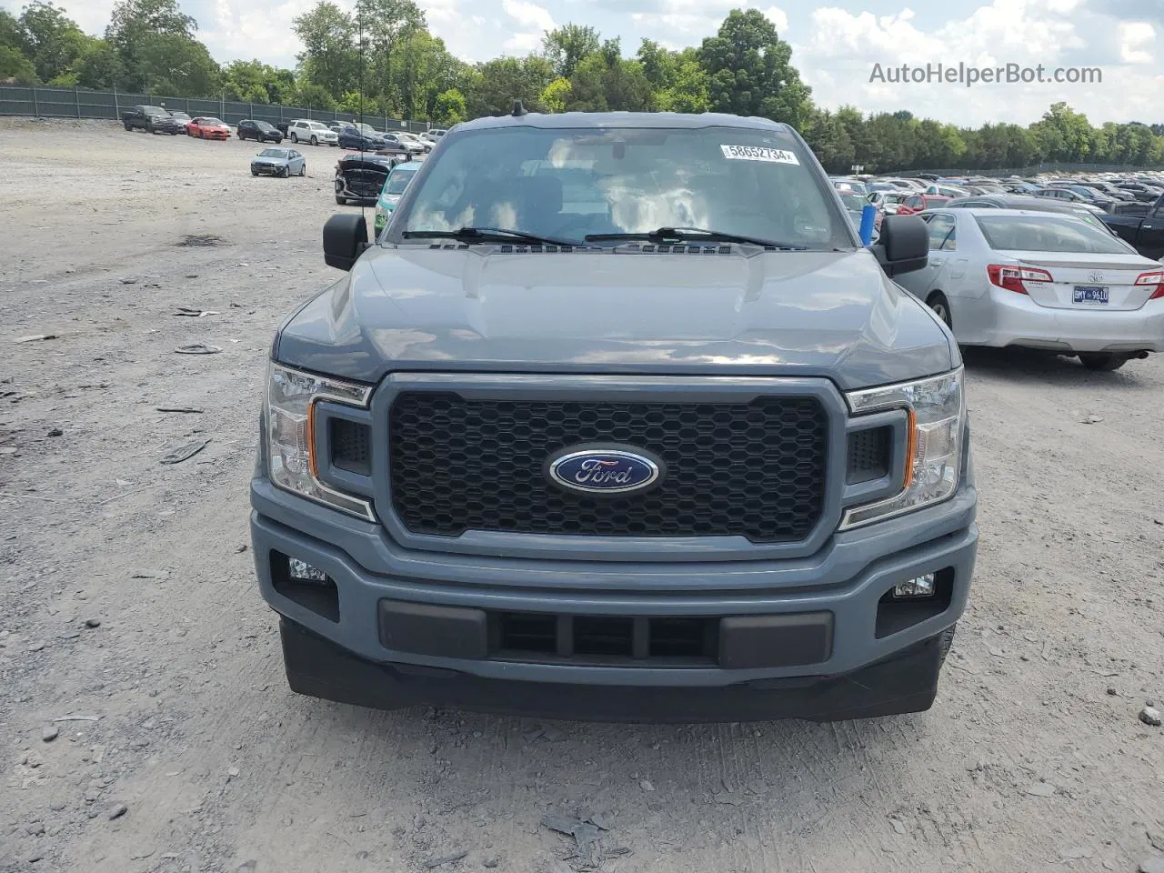 2020 Ford F150 Supercrew Gray vin: 1FTEW1CP9LKD55034