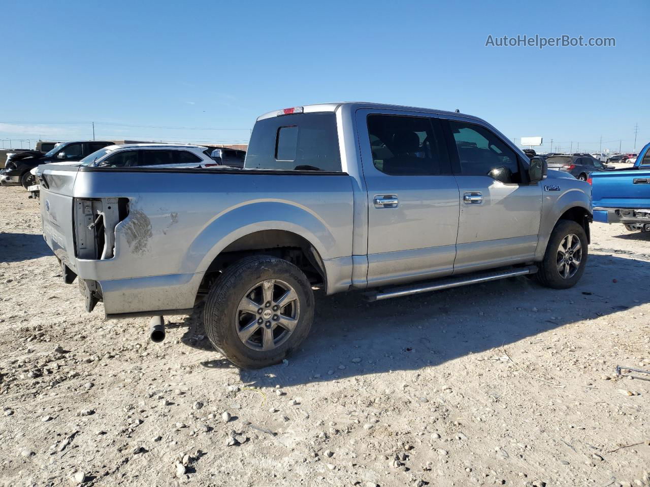 2020 Ford F150 Supercrew Серебряный vin: 1FTEW1CP9LKF01819