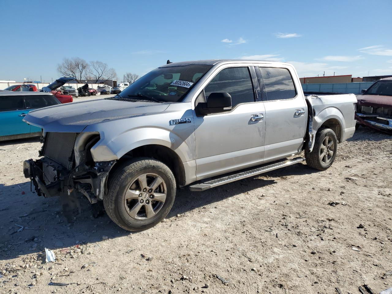 2020 Ford F150 Supercrew Silver vin: 1FTEW1CP9LKF01819