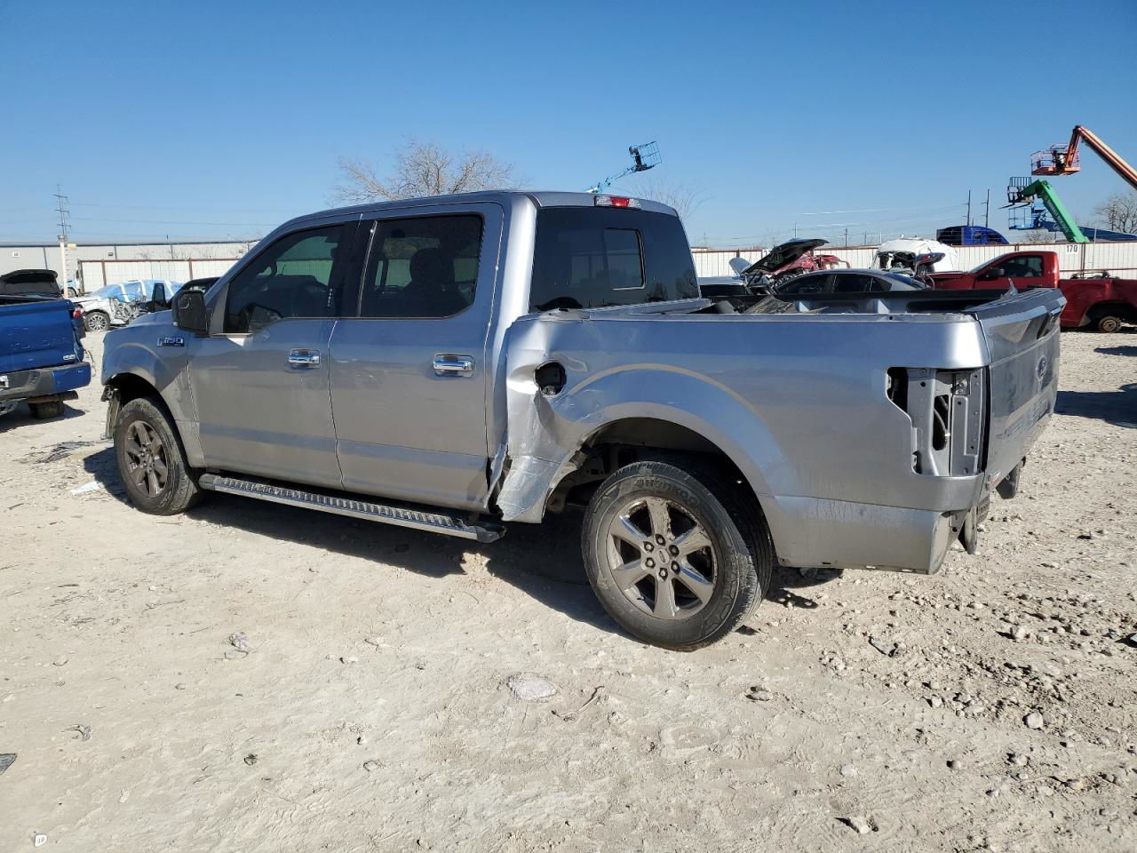 2020 Ford F150 Supercrew Silver vin: 1FTEW1CP9LKF01819