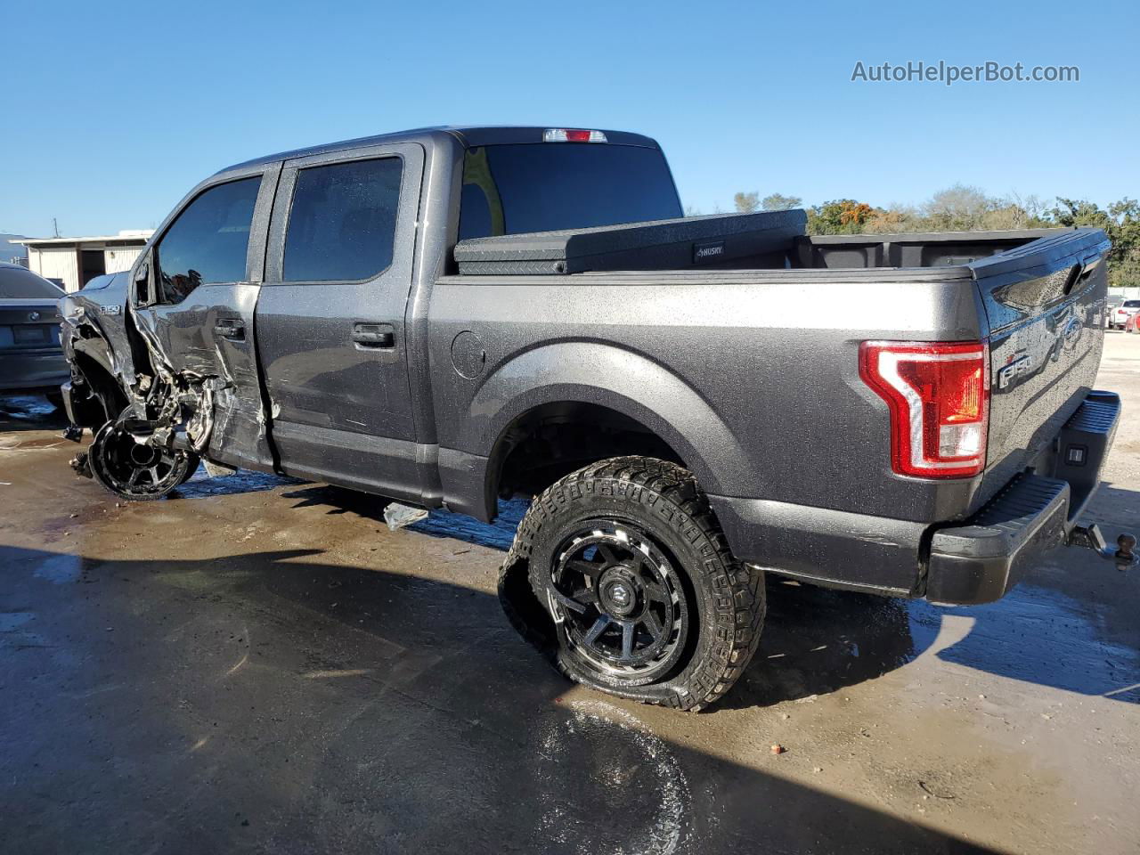 2017 Ford F150 Supercrew Gray vin: 1FTEW1CPXHFC43150