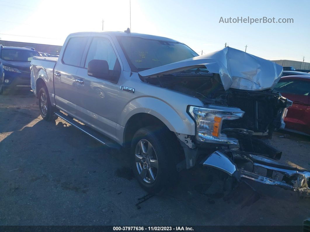 2019 Ford F-150 Xlt Silver vin: 1FTEW1CPXKKC09689