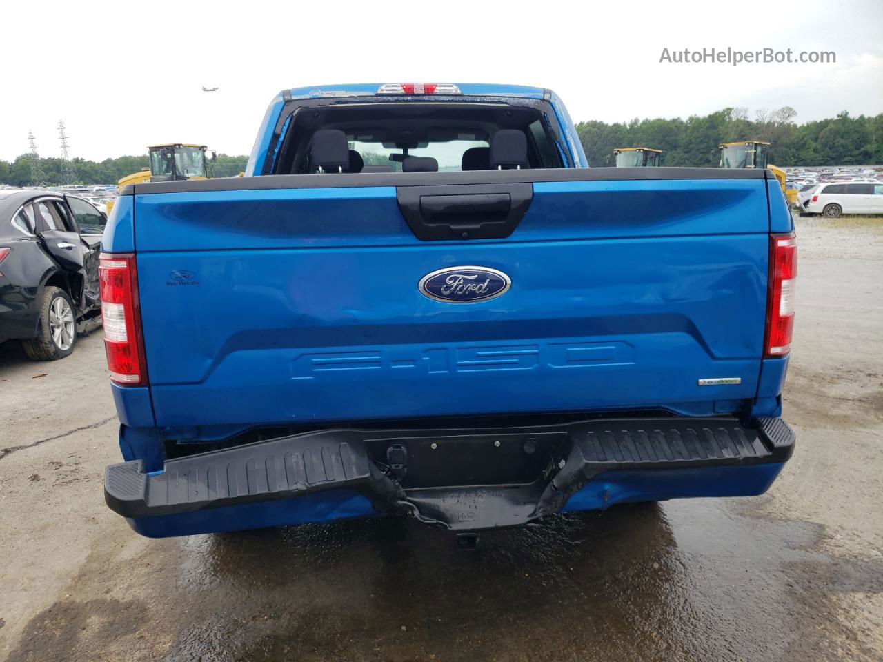 2019 Ford F150 Supercrew Синий vin: 1FTEW1CPXKKC45916