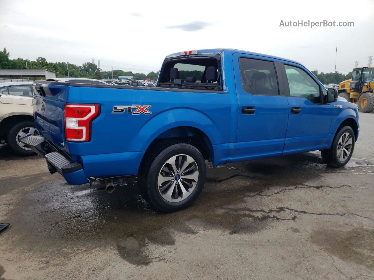 2019 Ford F150 Supercrew Blue vin: 1FTEW1CPXKKC45916