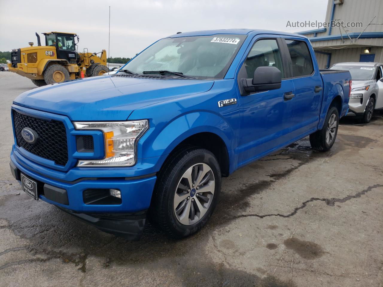 2019 Ford F150 Supercrew Синий vin: 1FTEW1CPXKKC45916