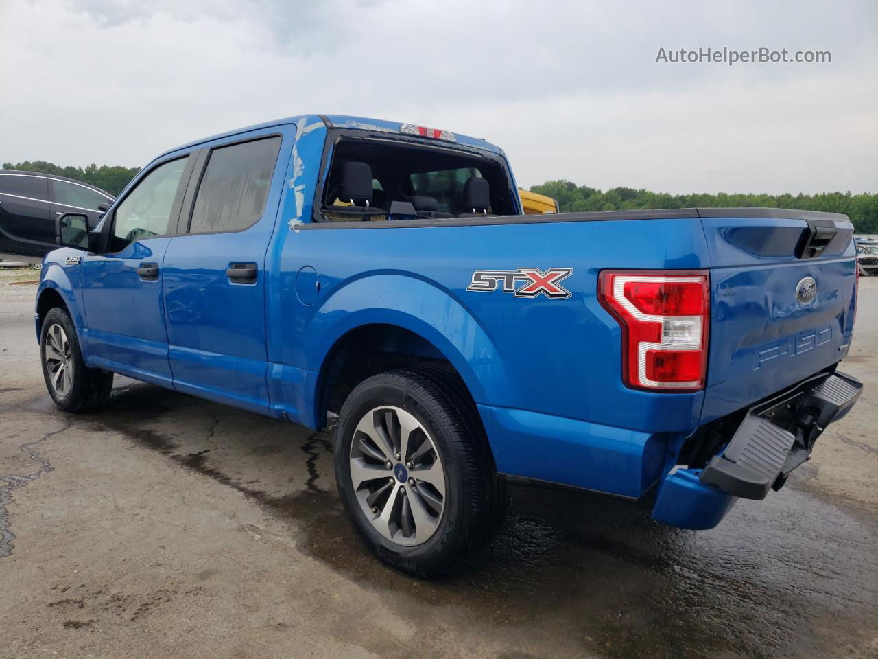 2019 Ford F150 Supercrew Blue vin: 1FTEW1CPXKKC45916