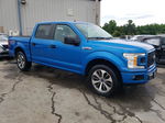 2019 Ford F150 Supercrew Blue vin: 1FTEW1CPXKKC45916