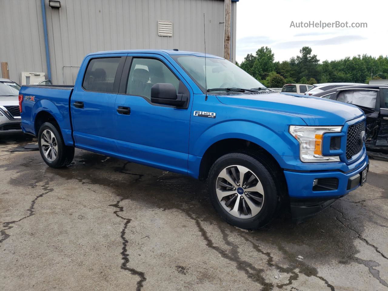 2019 Ford F150 Supercrew Синий vin: 1FTEW1CPXKKC45916