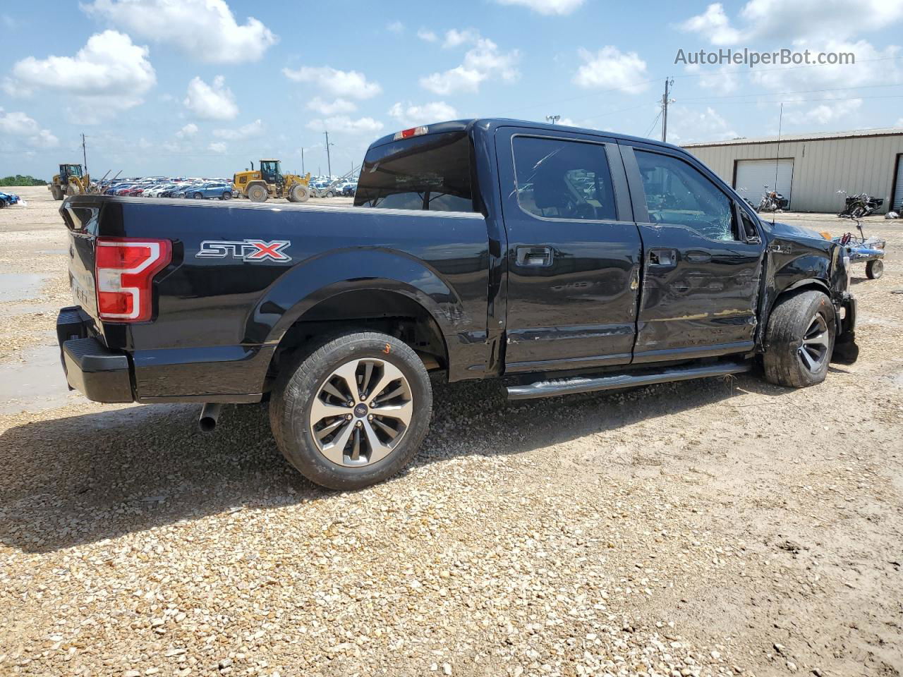 2019 Ford F150 Supercrew Black vin: 1FTEW1CPXKKE21153