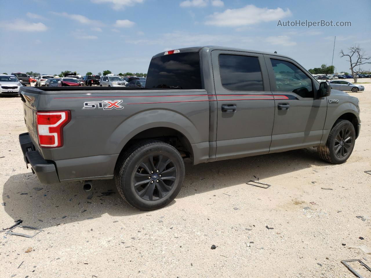2020 Ford F150 Supercrew Gray vin: 1FTEW1CPXLFB46832