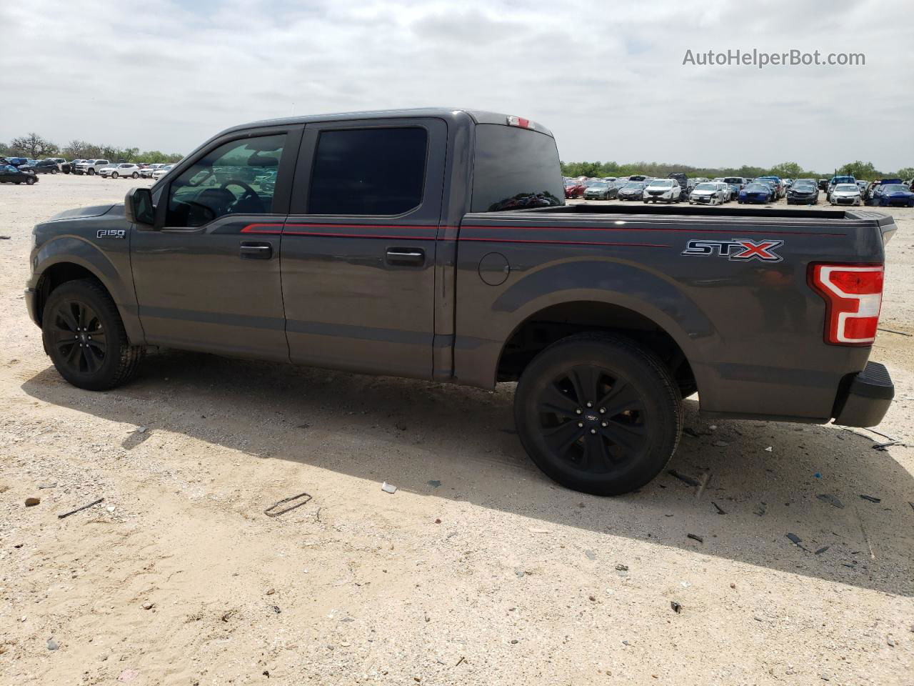 2020 Ford F150 Supercrew Gray vin: 1FTEW1CPXLFB46832