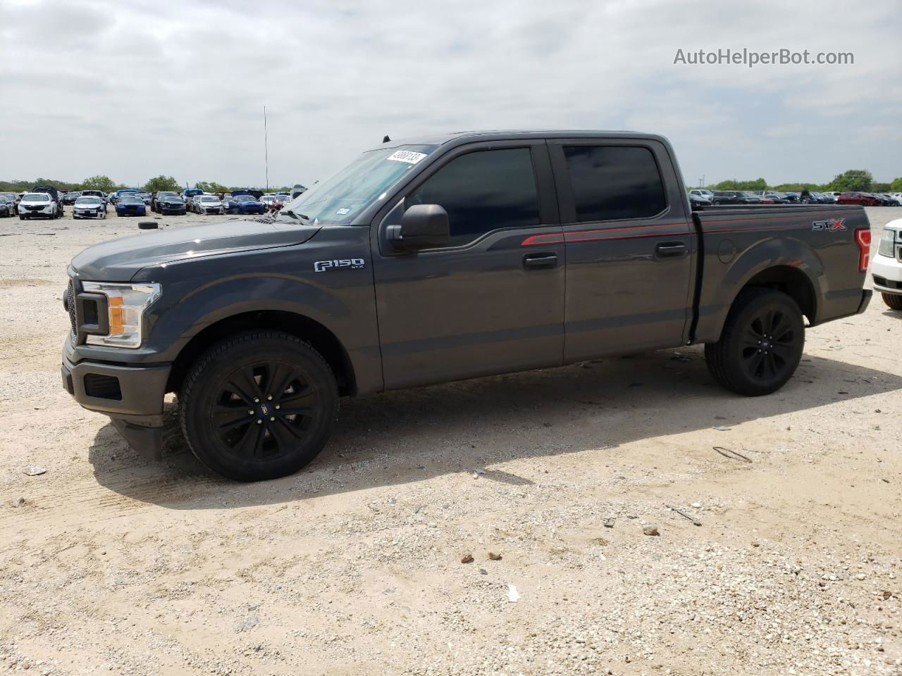 2020 Ford F150 Supercrew Gray vin: 1FTEW1CPXLFB46832