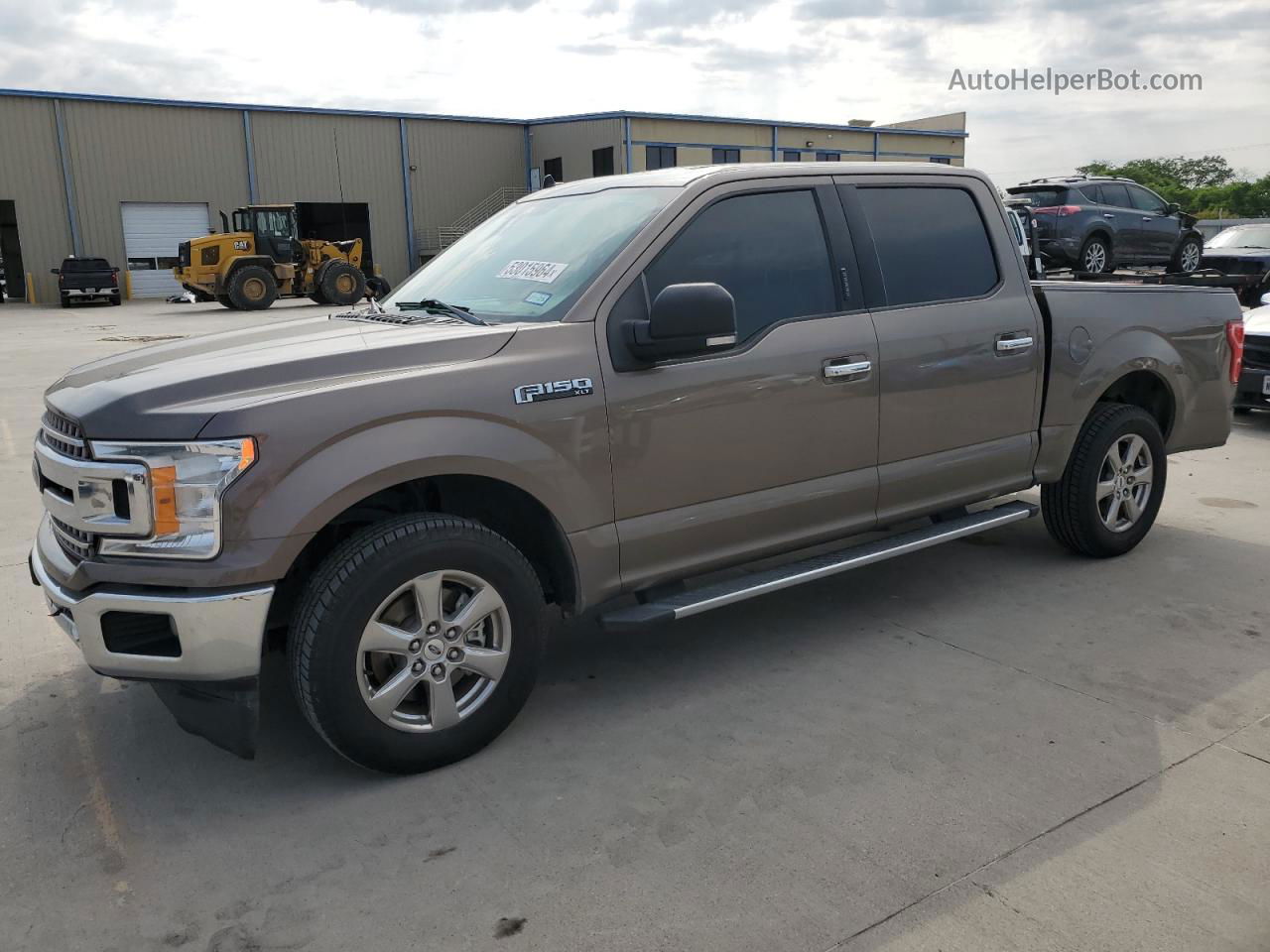 2020 Ford F150 Supercrew Brown vin: 1FTEW1CPXLKD55799