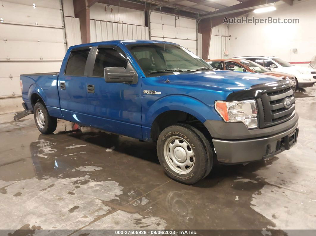 2010 Ford F-150 Xl Blue vin: 1FTEW1CWXAFB90723