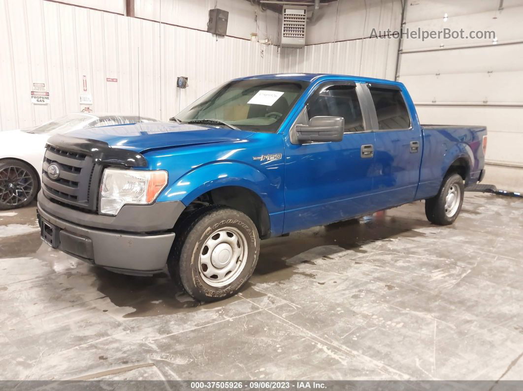 2010 Ford F-150 Xl Blue vin: 1FTEW1CWXAFB90723