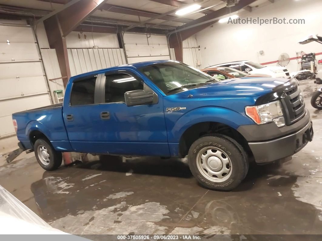 2010 Ford F-150 Xl Blue vin: 1FTEW1CWXAFB90723
