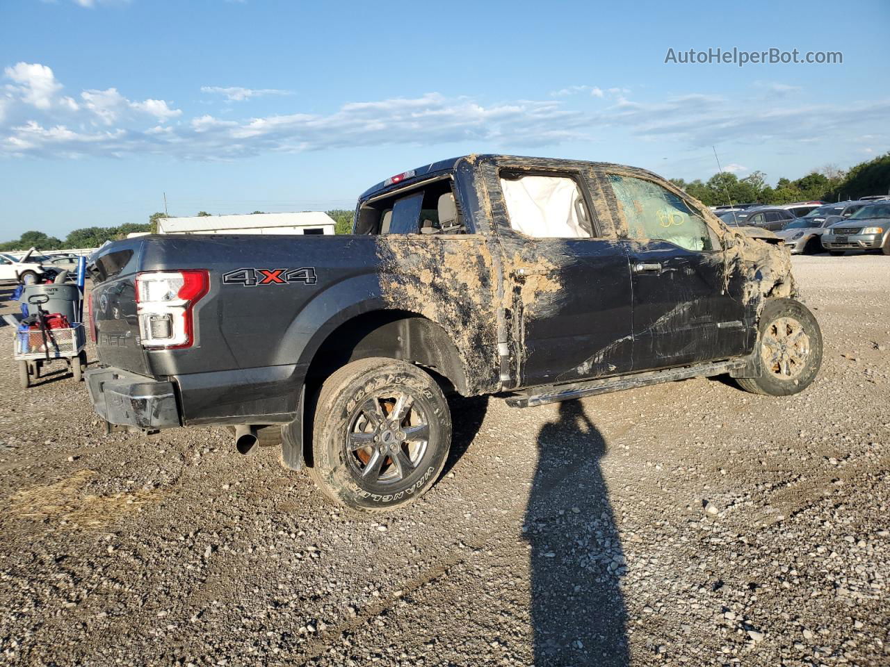 2020 Ford F150 Supercrew Gray vin: 1FTEW1E18LFA49122