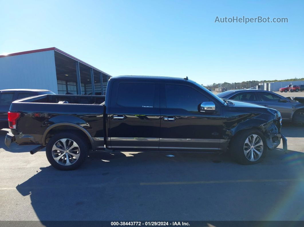 2019 Ford F-150 King Ranch Black vin: 1FTEW1E40KFB49174