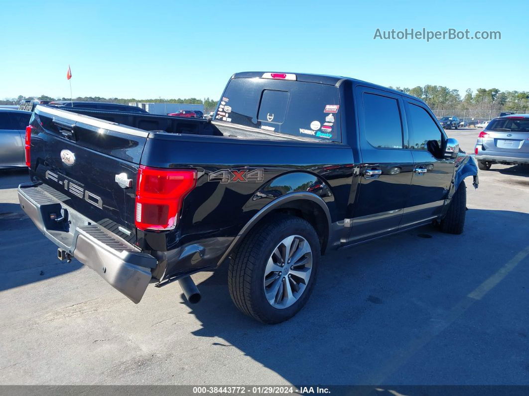 2019 Ford F-150 King Ranch Black vin: 1FTEW1E40KFB49174