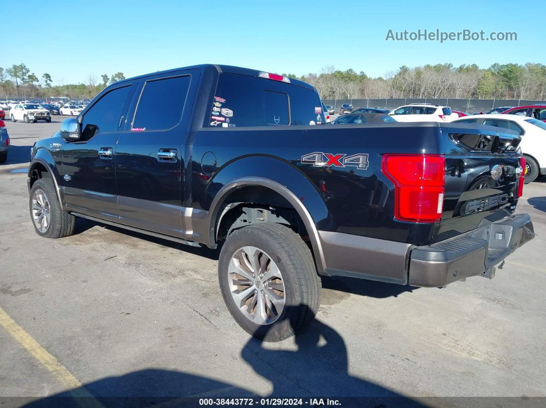 2019 Ford F-150 King Ranch Black vin: 1FTEW1E40KFB49174