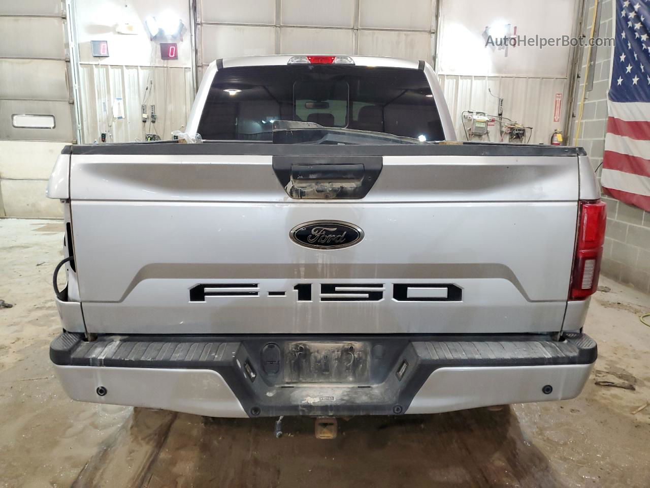 2019 Ford F150 Supercrew Silver vin: 1FTEW1E40KFC31910